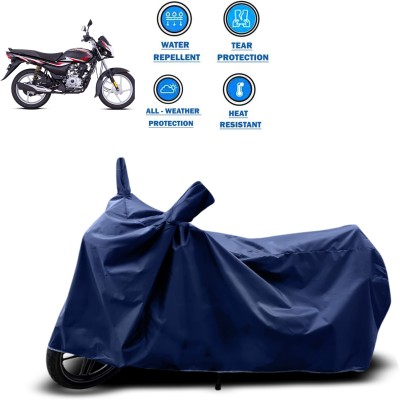 PAGORA Two Wheeler Cover for Bajaj(Platina 100 DTS-i, Blue)