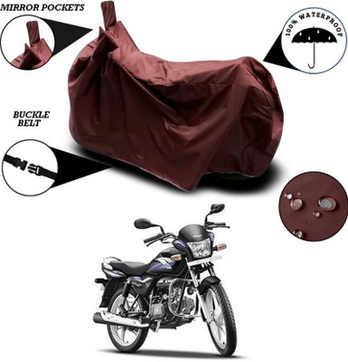 SK AUTO Two Wheeler Cover for Hero(Splendor PRO, Maroon)