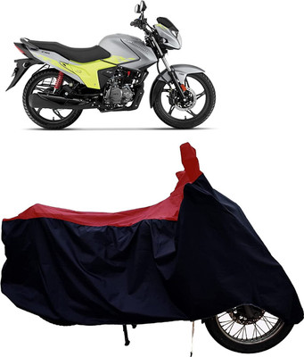 SK AUTO Two Wheeler Cover for Hero(Glamour Blaze, Red, Black)