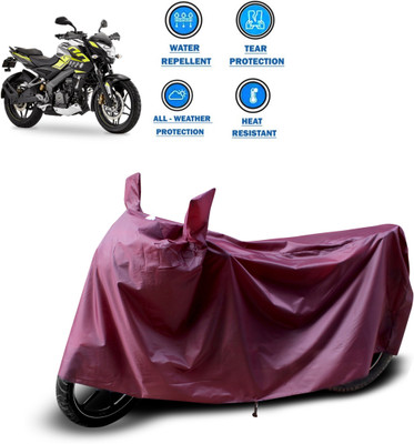 CODOKI Waterproof Two Wheeler Cover for Bajaj(Pulsar 200 NS DTS-i, Maroon)