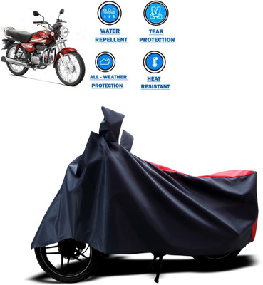 CODOKI Two Wheeler Cover for Hero(HF Dawn, Red)