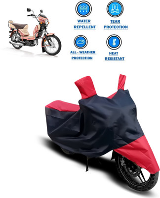 PAGORA Two Wheeler Cover for TVS(XL 100, Red)
