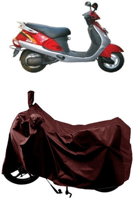 SUGASHRI Waterproof Two Wheeler Cover for Kinetic(Nova, Maroon)