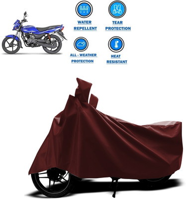 PAGORA Waterproof Two Wheeler Cover for Bajaj(Platina 125, Maroon)