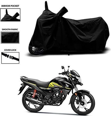 DeepShakshi AUTOMOTIVE Waterproof Two Wheeler Cover for Honda(SP125, Black)