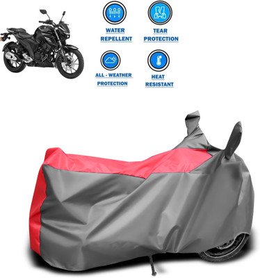 CODOKI Two Wheeler Cover for Yamaha(FZ25, Grey)