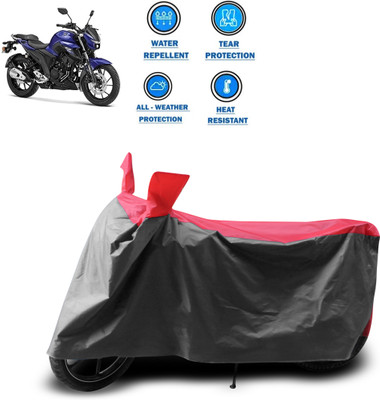 GOSHIV-car and bike accessories Two Wheeler Cover for Yamaha(Grey)