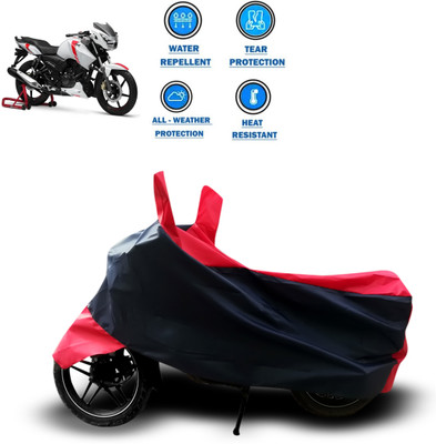 PAGORA Two Wheeler Cover for TVS(Apache RTR 160, Red)