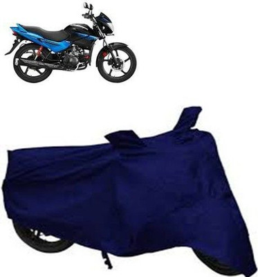 SK AUTO Two Wheeler Cover for Hero(Glamour FI, Blue)