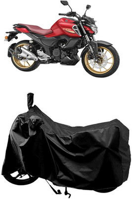 SUGASHRI Waterproof Two Wheeler Cover for Yamaha(FZ S FI New BS6, Black)