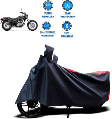 PAGORA Two Wheeler Cover for Bajaj(Eliminator, Red)
