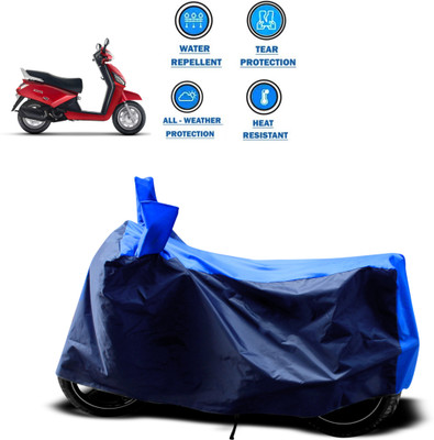 CODOKI Two Wheeler Cover for Mahindra(Gusto, Blue)