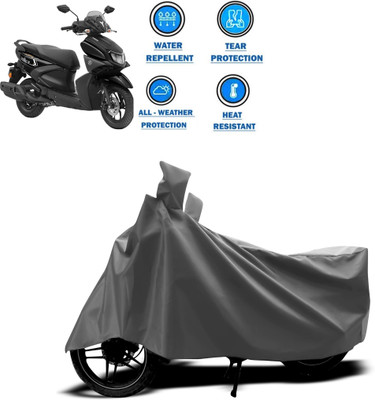 ANTHUB Two Wheeler Cover for Yamaha(Ray ZR, Grey)