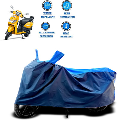 PAGORA Two Wheeler Cover for Hero(Pleasure, Blue)