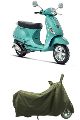 Coxtor Waterproof Two Wheeler Cover for Piaggio(Vespa LX, Gold)