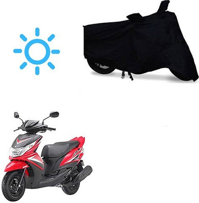 Mdstar Waterproof Two Wheeler Cover for Yamaha(Ray, Black)