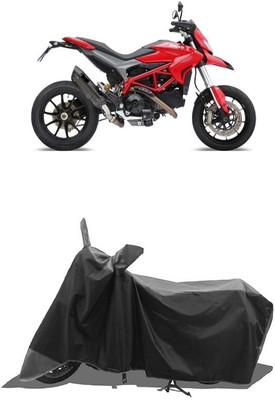 SUGASHRI Waterproof Two Wheeler Cover for Ducati(Hypermotard 939, Grey, Black)