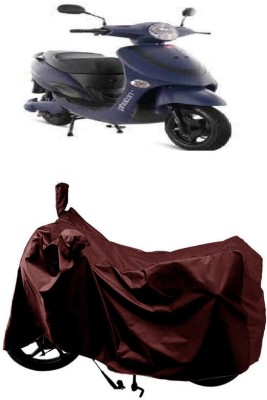 SUGASHRI Waterproof Two Wheeler Cover for Hero(Electric Photon BS6, Maroon)