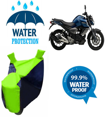 Mdstar Waterproof Two Wheeler Cover for Yamaha(FZ 25 BS6, Multicolor)