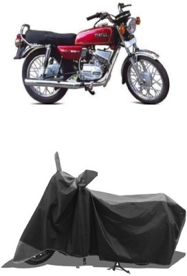 SUGASHRI Waterproof Two Wheeler Cover for Yamaha(RX 100, Grey, Black)