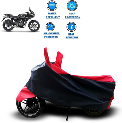 CODOKI Two Wheeler Cover for Bajaj(Pulsar 220 DTS-i, Red)