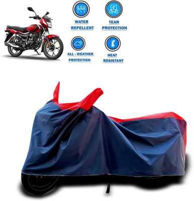 PAGORA Two Wheeler Cover for Bajaj(Platina 110, Red)
