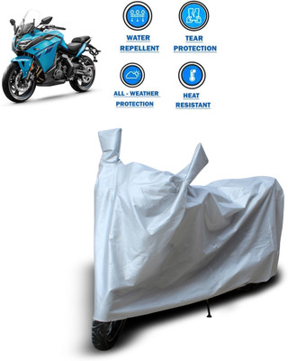 PAGORA Two Wheeler Cover for CFMoto(650GT, Silver)