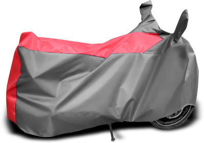 Mdstar Waterproof Two Wheeler Cover for Honda(Dio, Grey, Red)