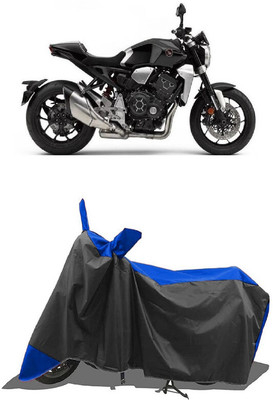 SUGASHRI Waterproof Two Wheeler Cover for Honda(CB1000R Plus, Blue, Black)
