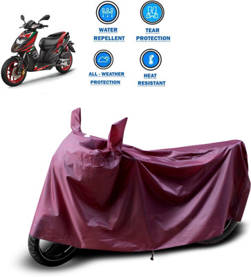 PAGORA Waterproof Two Wheeler Cover for Aprilia(SR 150, Maroon)