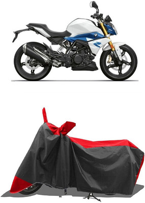 SUGASHRI Waterproof Two Wheeler Cover for BMW(G 310 R, Red, Black)