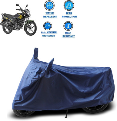 GOSHIV-car and bike accessories Two Wheeler Cover for Yamaha(Saluto RX, Blue)