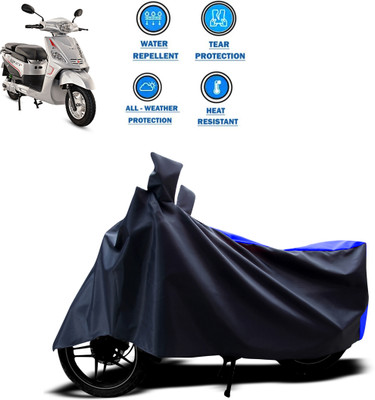 CODOKI Two Wheeler Cover for Hero(Electric NYX e5, Blue)
