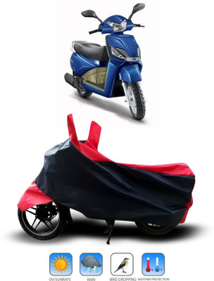 SK AUTO Two Wheeler Cover for Mahindra(Gusto, Red)