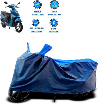 CODOKI Two Wheeler Cover for Hero(Electric Optima, Blue)