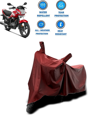 CODOKI Waterproof Two Wheeler Cover for Hero(Super Splendor, Maroon)