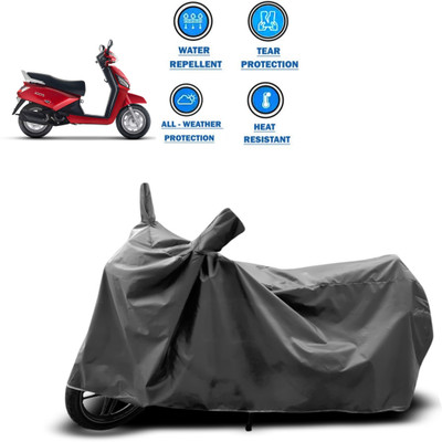 CODOKI Two Wheeler Cover for Mahindra(Gusto, Grey)