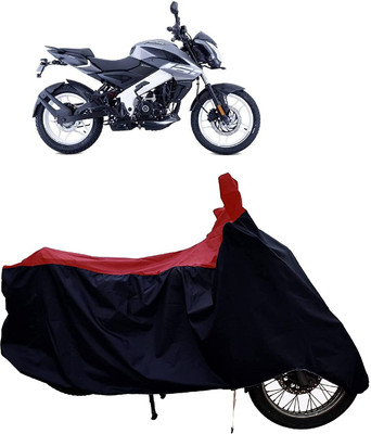 SK AUTO Two Wheeler Cover for Bajaj(Pulsar 160 NS DTS-i, Red, Black)