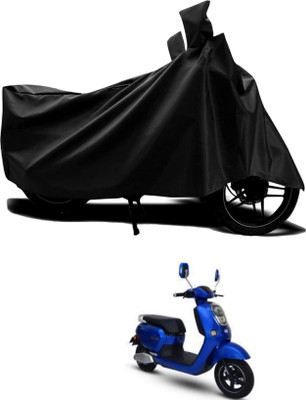 SK AUTO Two Wheeler Cover for Okinawa(Lite, Black)