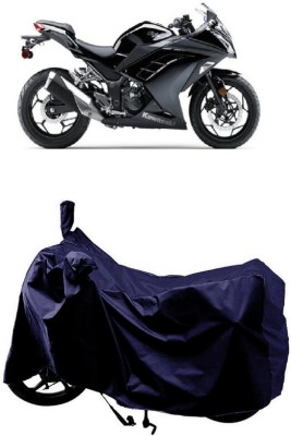 SUGASHRI Waterproof Two Wheeler Cover for Kawasaki(Ninja 300, Blue)