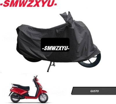 SK AUTO Waterproof Two Wheeler Cover for Mahindra(Gusto, Black)