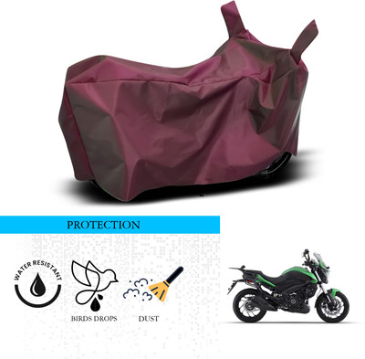ANTHUB Waterproof Two Wheeler Cover for Bajaj(Dominar, Maroon)