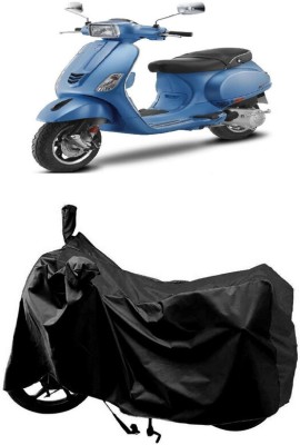 SUGASHRI Waterproof Two Wheeler Cover for Piaggio(Vespa SXL, Black)