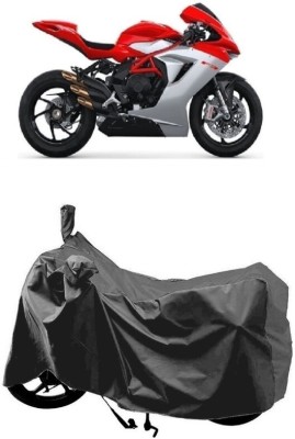 SUGASHRI Waterproof Two Wheeler Cover for MV Agusta(F3, Grey)