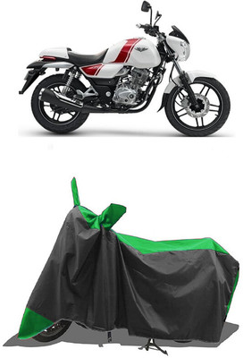 SUGASHRI Waterproof Two Wheeler Cover for Bajaj(V 150, Green, Black)