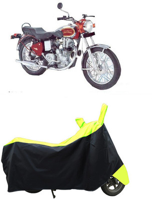 Coxtor Waterproof Two Wheeler Cover for Royal Enfield(Machismo 500, Yellow)