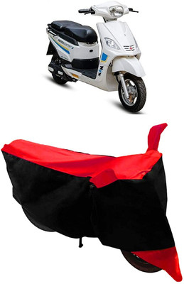 SK AUTO Two Wheeler Cover for Hero(Electric NYX, Red, Black)