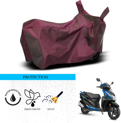 ANTHUB Waterproof Two Wheeler Cover for Honda(Dio, Maroon)