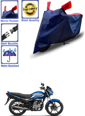 RONISH Waterproof Two Wheeler Cover for Hero(Super Splendor, Blue, Red)