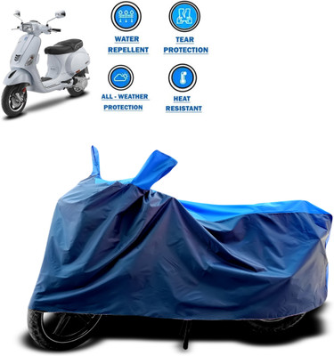 CODOKI Two Wheeler Cover for Piaggio(Vespa SXL, Blue)